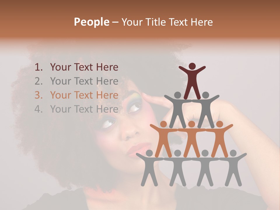 Man Technology Brain PowerPoint Template