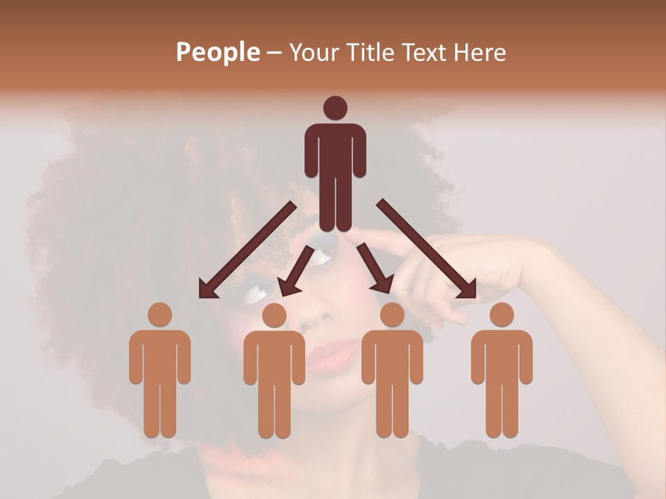 Man Technology Brain PowerPoint Template