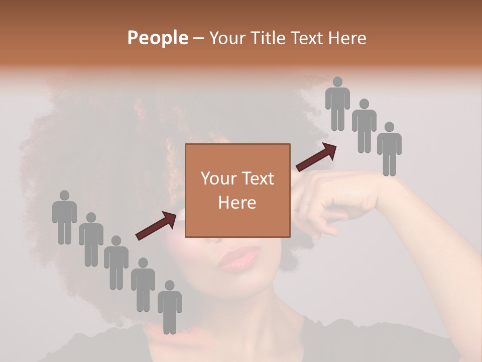 Man Technology Brain PowerPoint Template