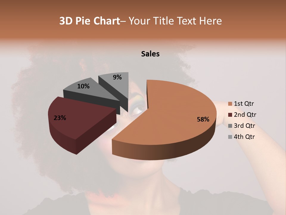 Man Technology Brain PowerPoint Template