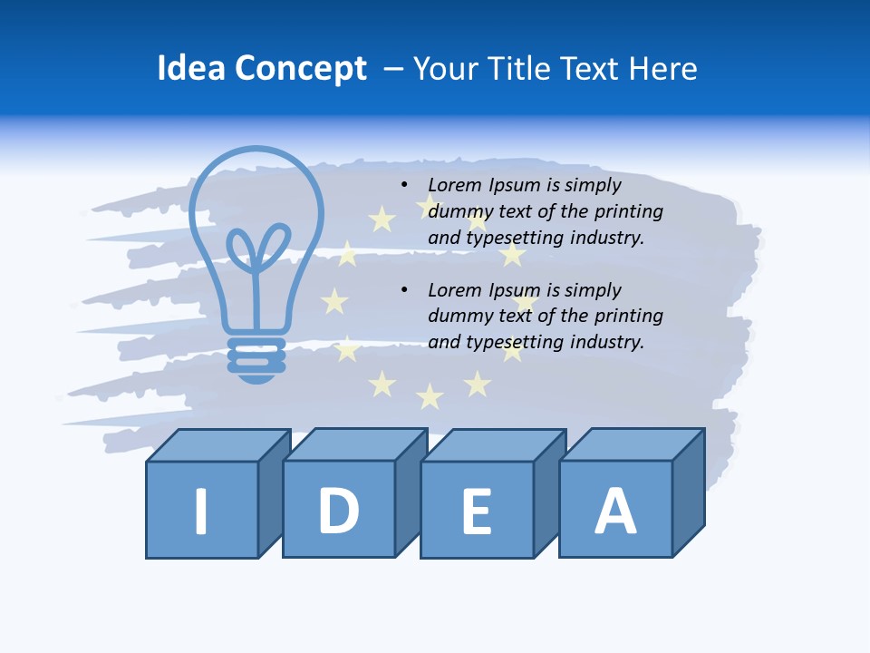 Brainstorm Write Imagination PowerPoint Template