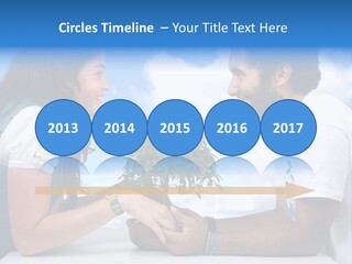 A Man And A Woman Holding A Bonsai Tree PowerPoint Template