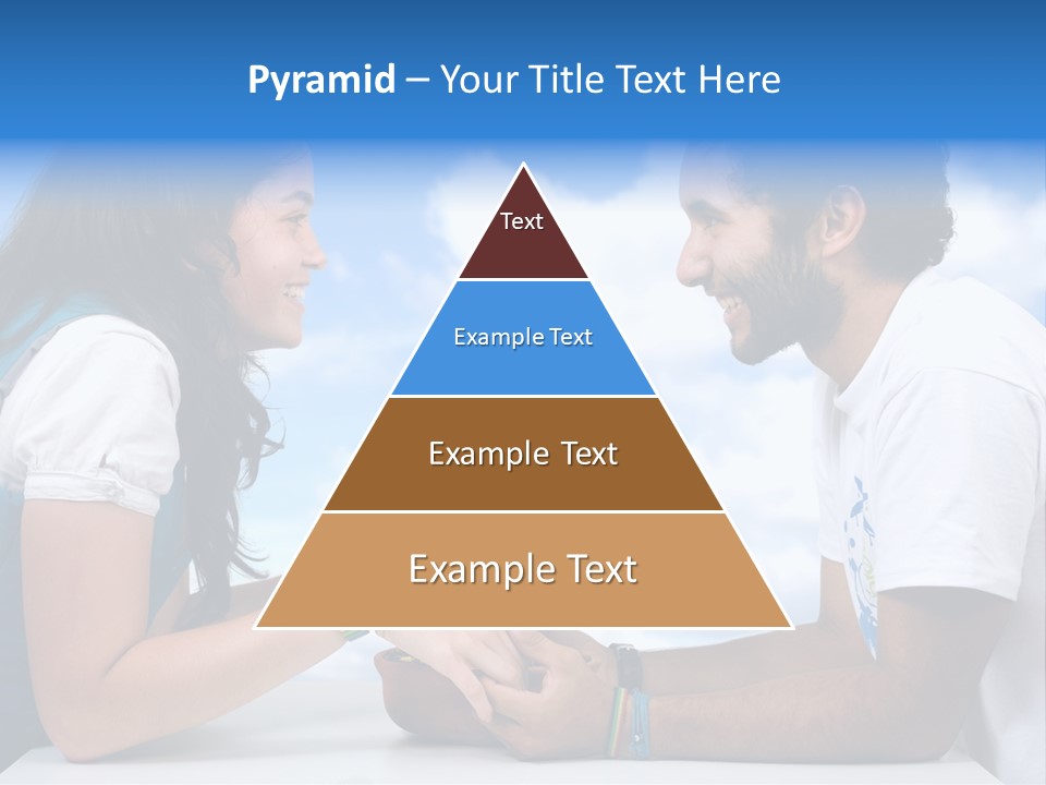 A Man And A Woman Holding A Bonsai Tree PowerPoint Template