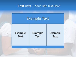 A Man And A Woman Holding A Bonsai Tree PowerPoint Template