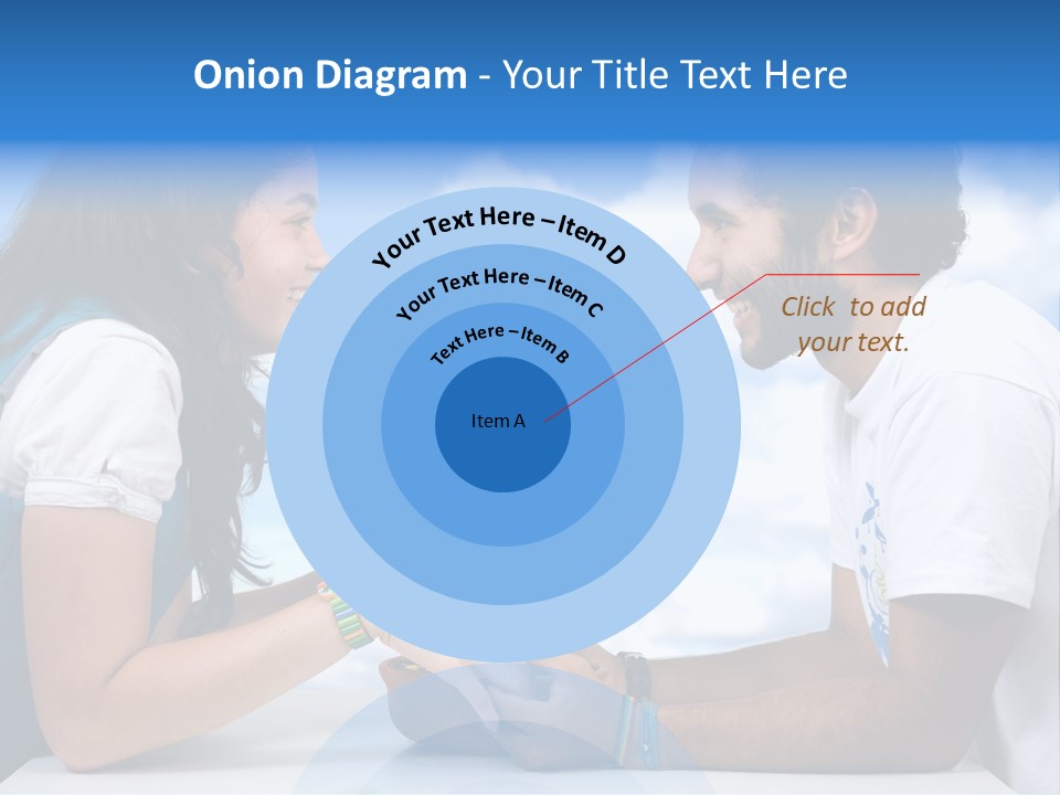 A Man And A Woman Holding A Bonsai Tree PowerPoint Template