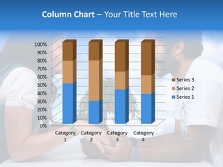 A Man And A Woman Holding A Bonsai Tree PowerPoint Template