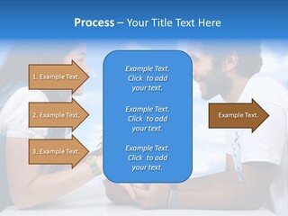 A Man And A Woman Holding A Bonsai Tree PowerPoint Template