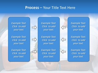 A Man And A Woman Holding A Bonsai Tree PowerPoint Template