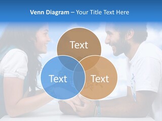 A Man And A Woman Holding A Bonsai Tree PowerPoint Template