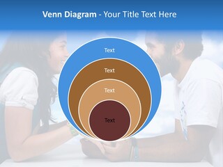 A Man And A Woman Holding A Bonsai Tree PowerPoint Template