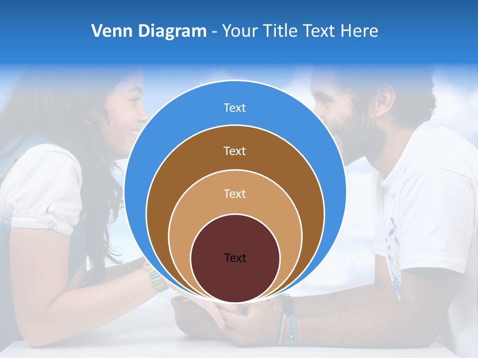 A Man And A Woman Holding A Bonsai Tree PowerPoint Template