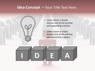 Idea Think Bright PowerPoint Template