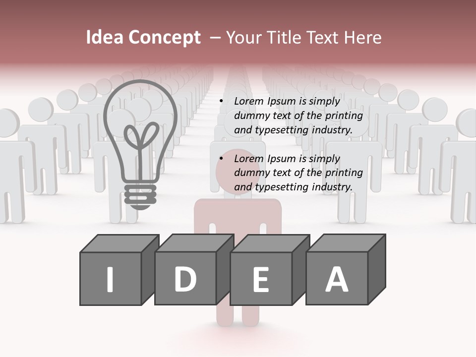 Idea Think Bright PowerPoint Template