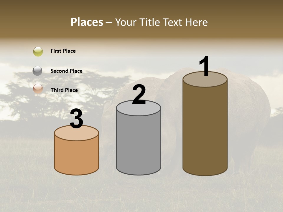 Horn Simum Pachyderm PowerPoint Template