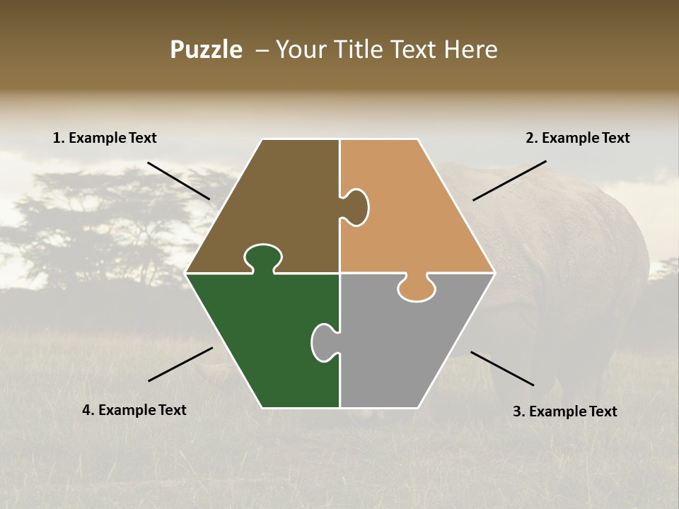 Horn Simum Pachyderm PowerPoint Template