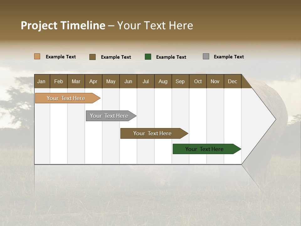 Horn Simum Pachyderm PowerPoint Template