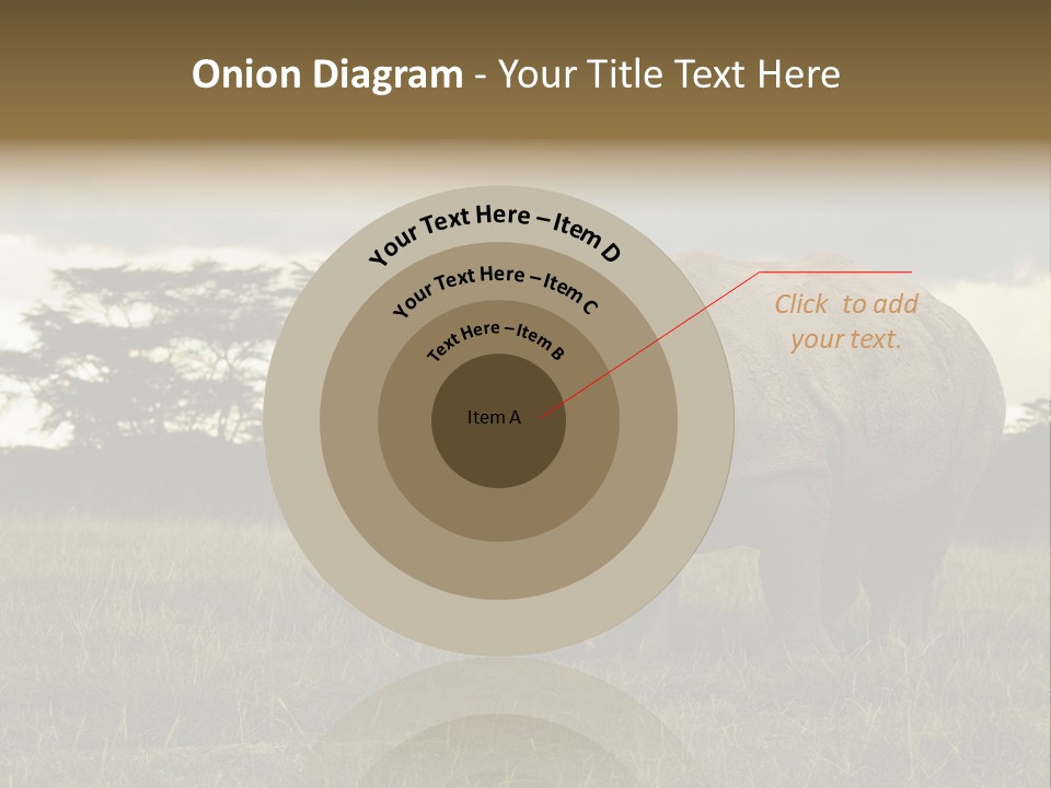 Horn Simum Pachyderm PowerPoint Template