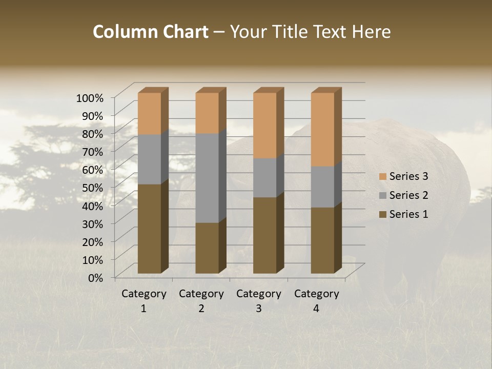 Horn Simum Pachyderm PowerPoint Template