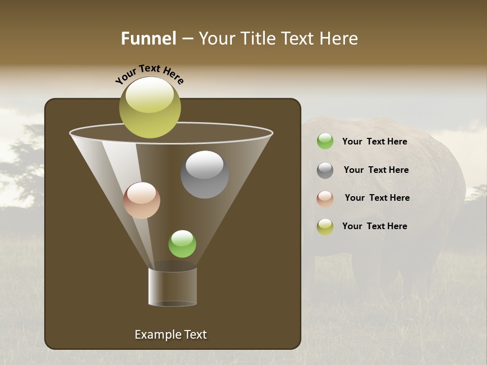 Horn Simum Pachyderm PowerPoint Template