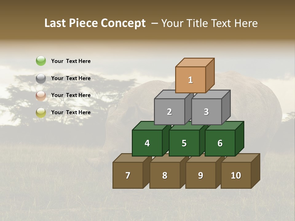 Horn Simum Pachyderm PowerPoint Template