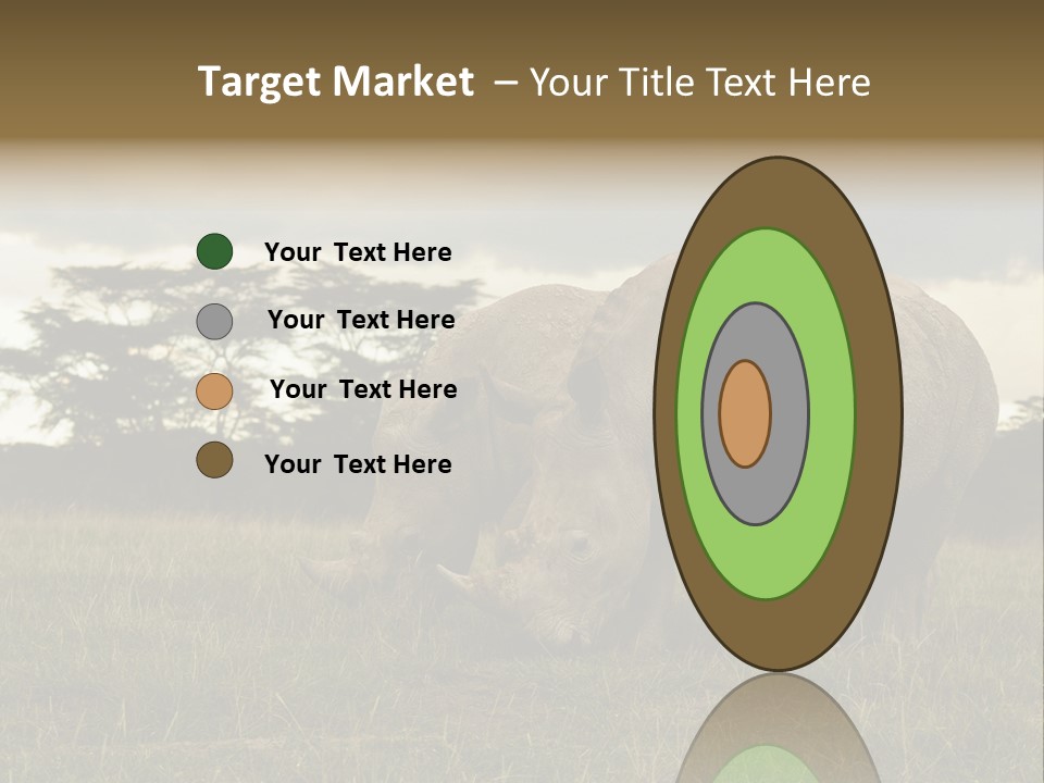 Horn Simum Pachyderm PowerPoint Template