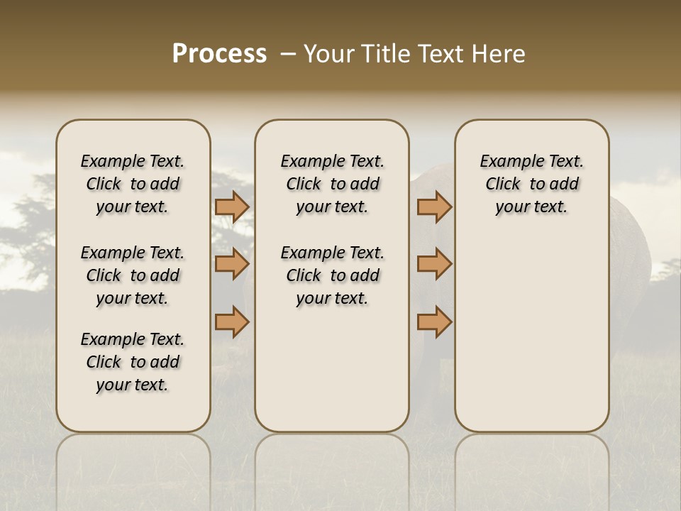 Horn Simum Pachyderm PowerPoint Template