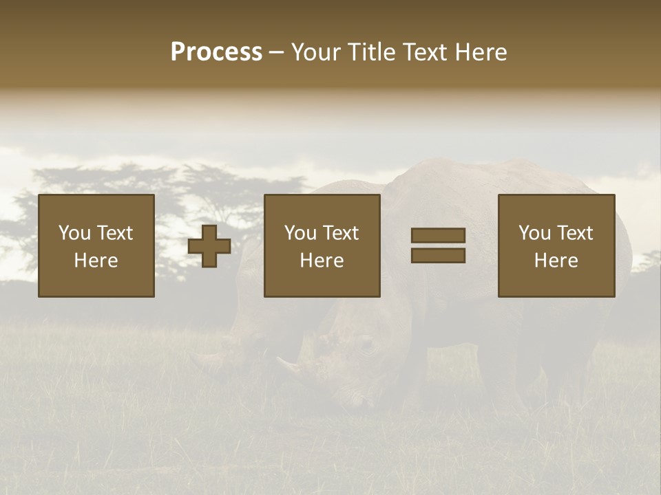 Horn Simum Pachyderm PowerPoint Template