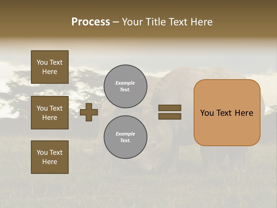Horn Simum Pachyderm PowerPoint Template