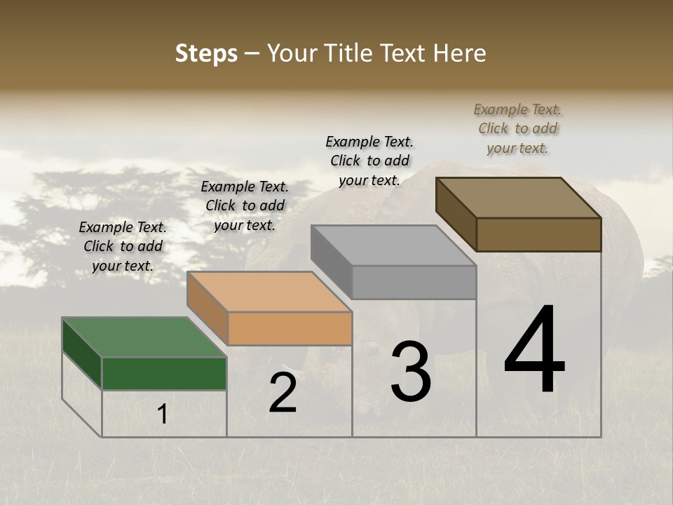 Horn Simum Pachyderm PowerPoint Template