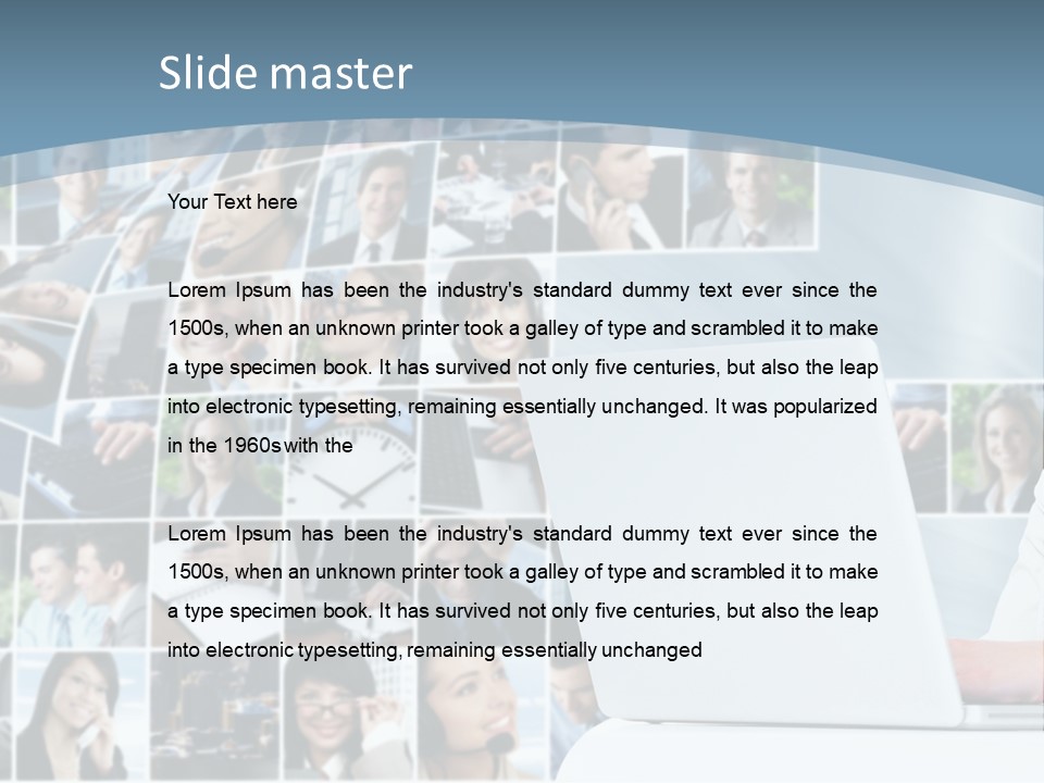 Technology Man Consultant PowerPoint Template