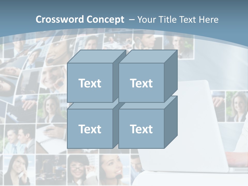 Technology Man Consultant PowerPoint Template