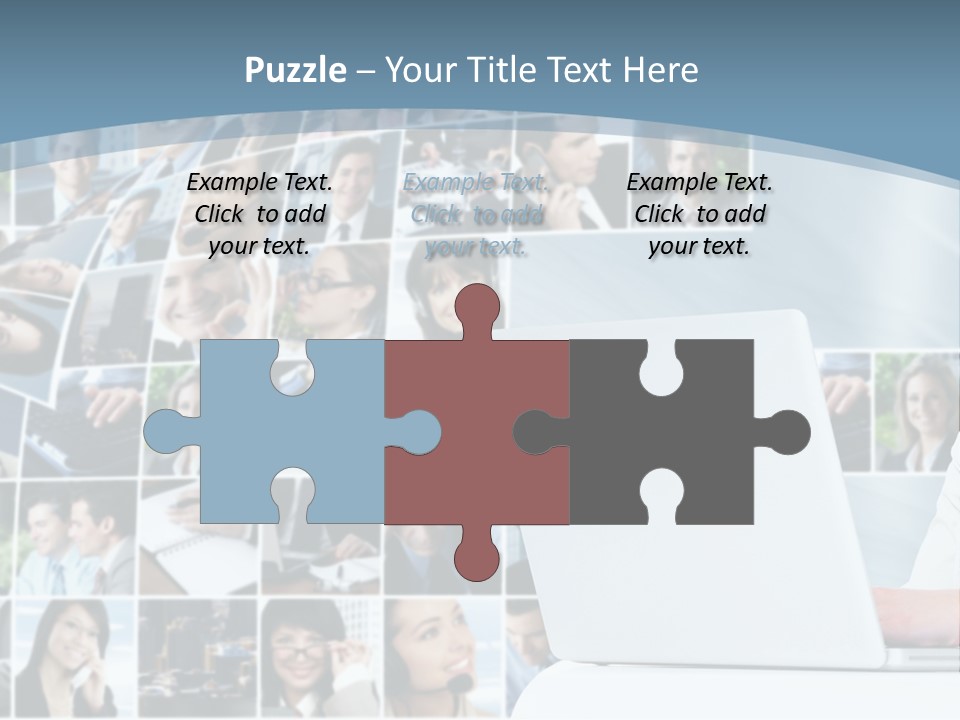 Technology Man Consultant PowerPoint Template