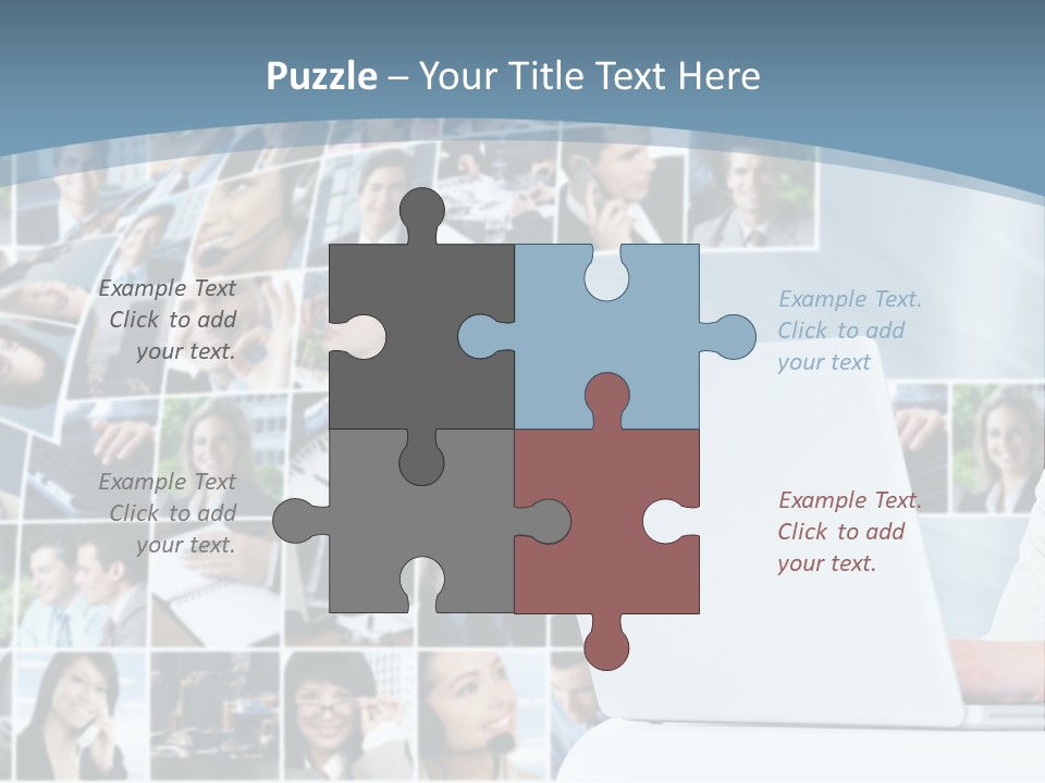 Technology Man Consultant PowerPoint Template