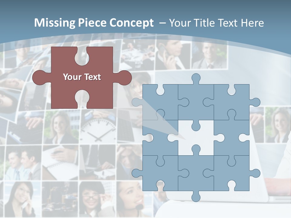 Technology Man Consultant PowerPoint Template