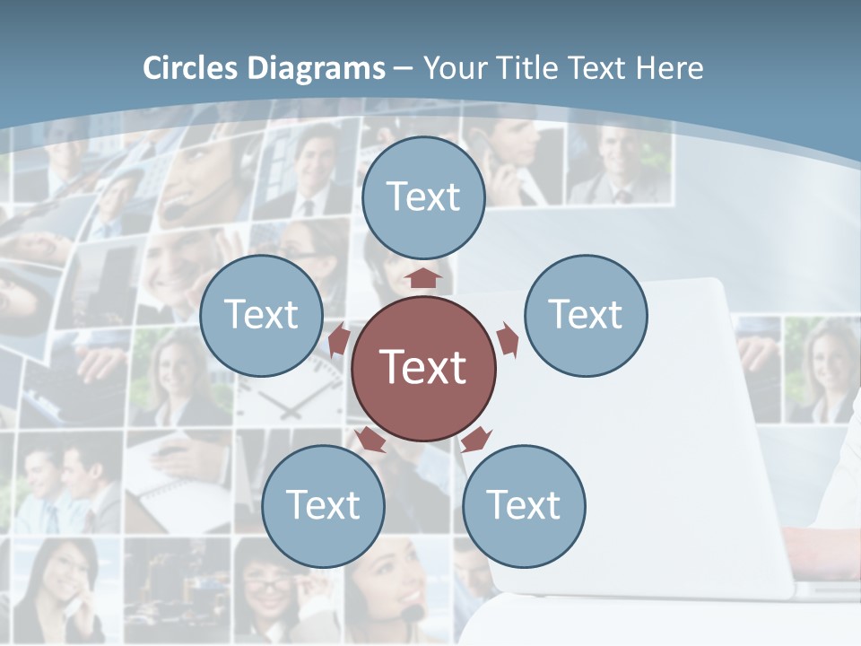 Technology Man Consultant PowerPoint Template