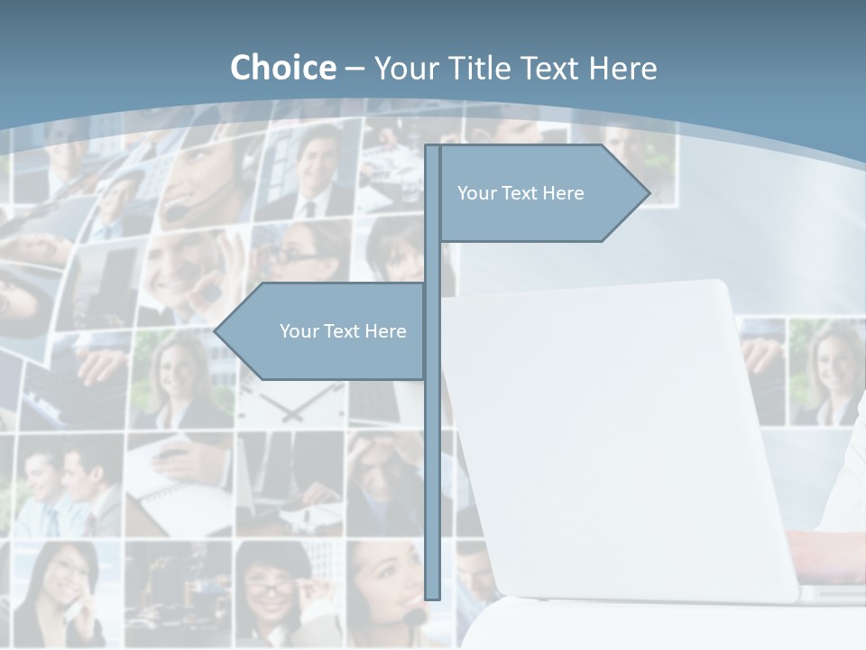 Technology Man Consultant PowerPoint Template