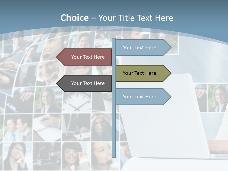 Technology Man Consultant PowerPoint Template