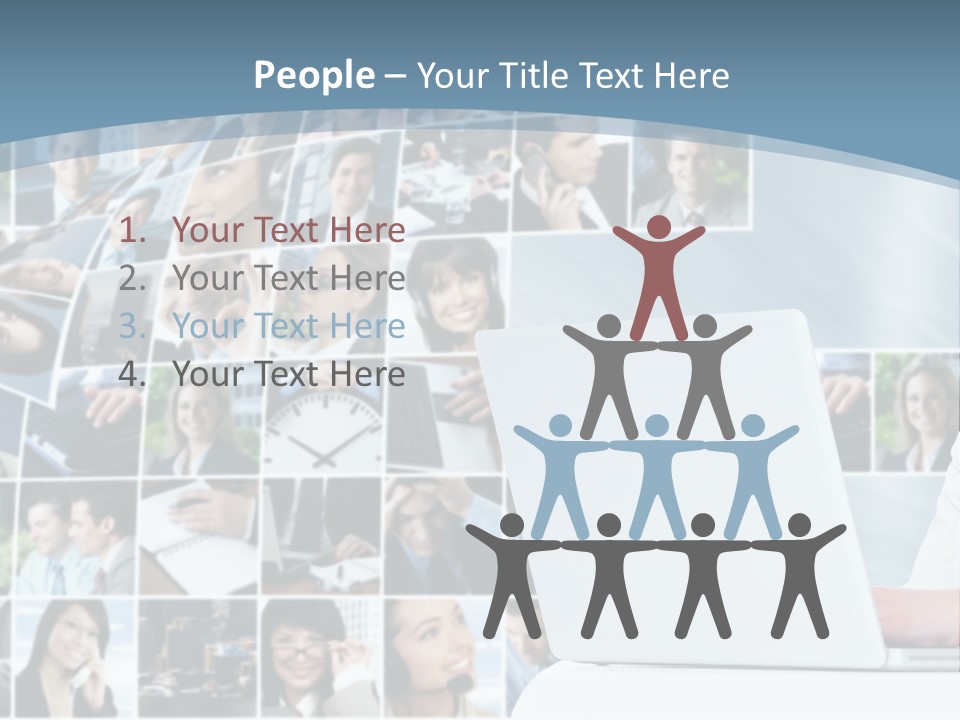 Technology Man Consultant PowerPoint Template