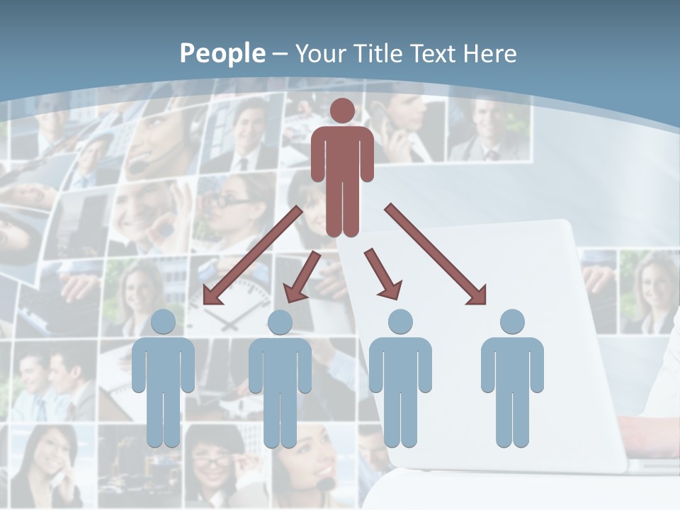 Technology Man Consultant PowerPoint Template