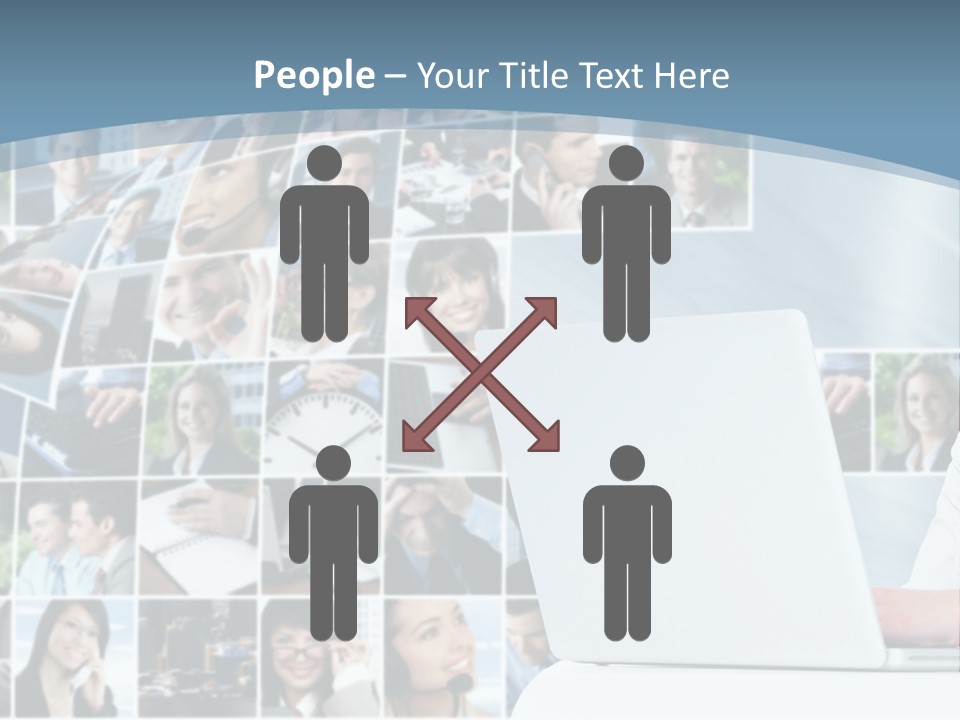 Technology Man Consultant PowerPoint Template