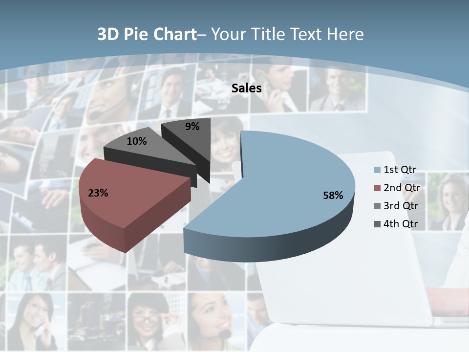Technology Man Consultant PowerPoint Template