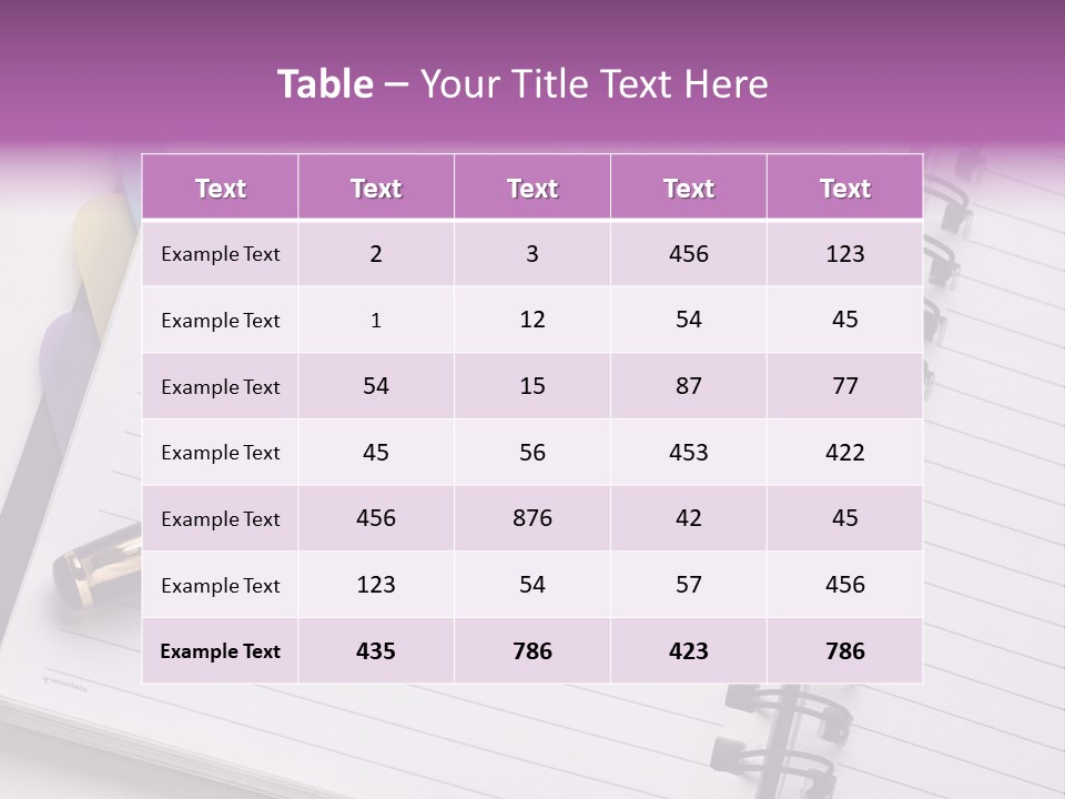 Spiral Fountain Pen Tool PowerPoint Template