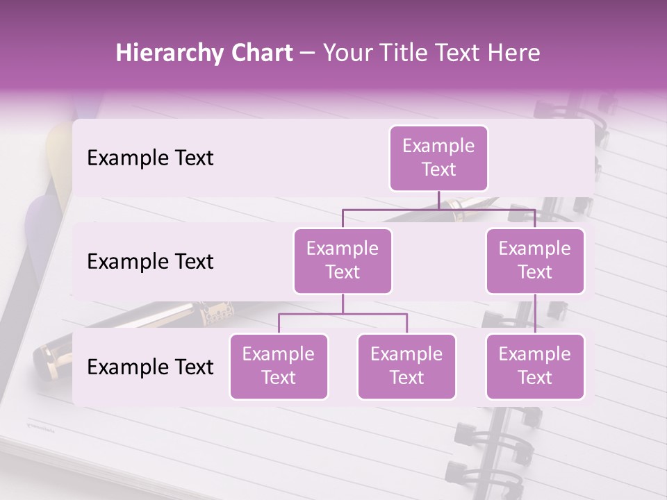 Spiral Fountain Pen Tool PowerPoint Template