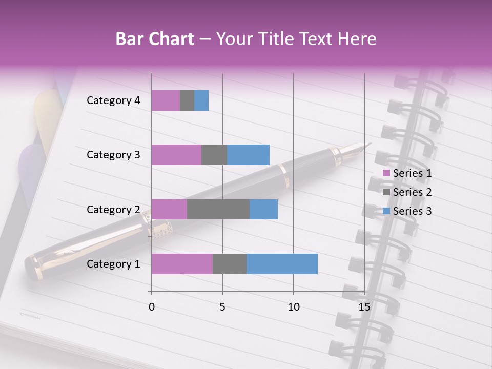 Spiral Fountain Pen Tool PowerPoint Template