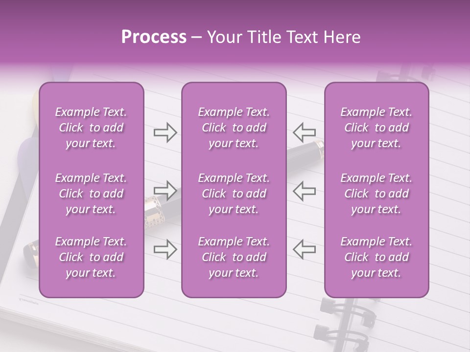 Spiral Fountain Pen Tool PowerPoint Template
