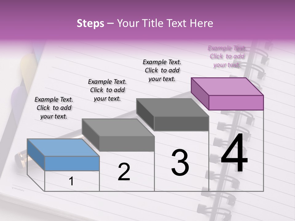 Spiral Fountain Pen Tool PowerPoint Template