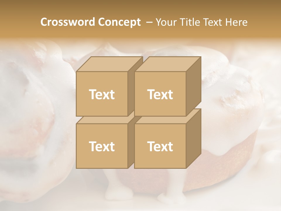 Baked Pastries Glazed PowerPoint Template