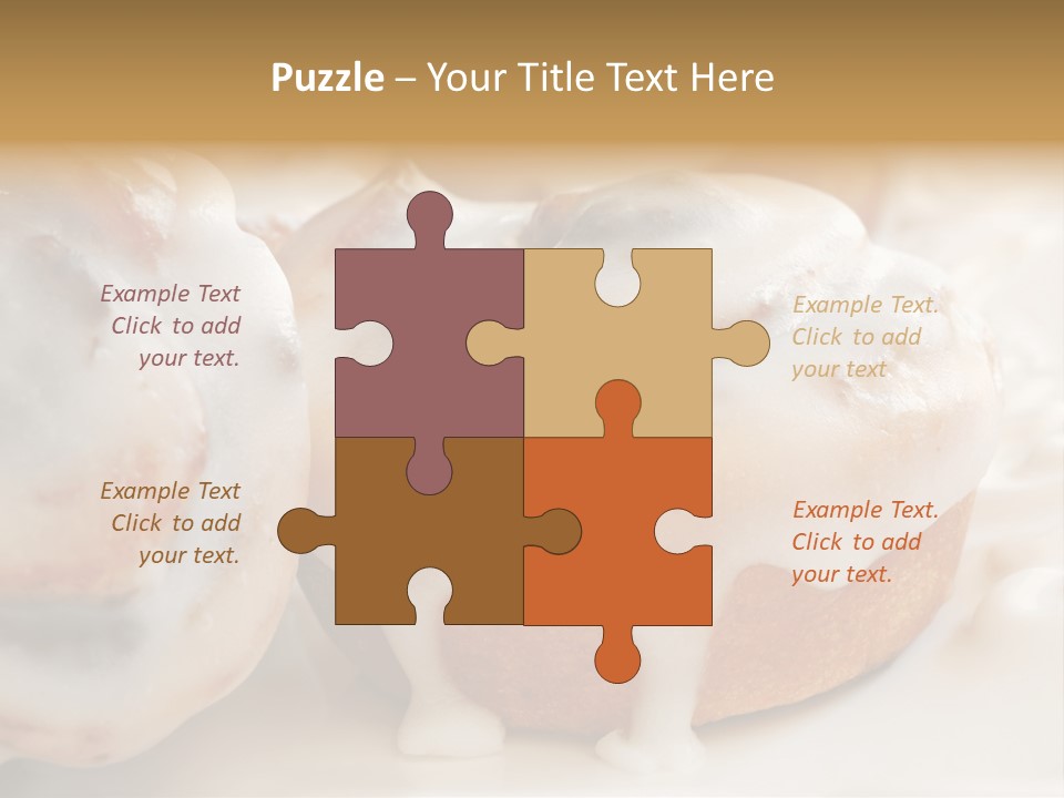 Baked Pastries Glazed PowerPoint Template