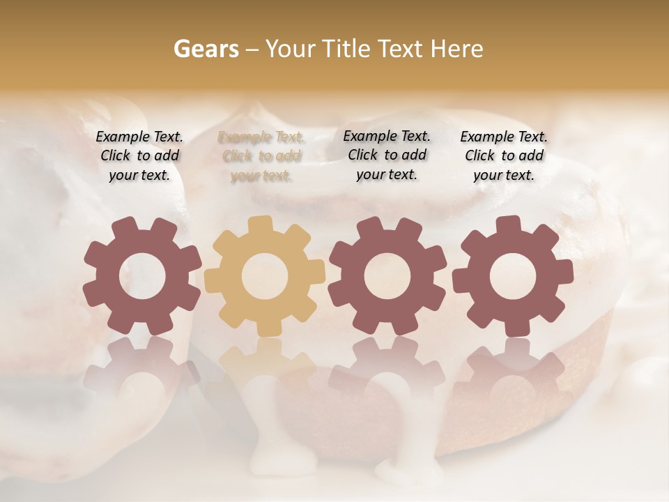 Baked Pastries Glazed PowerPoint Template