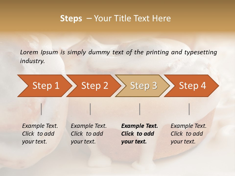 Baked Pastries Glazed PowerPoint Template